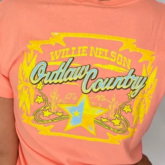 Daydreamer Willie Nelson Outlaw Country Tour Tee - Picture 2 of 8